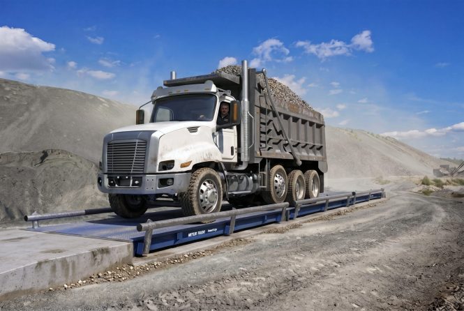 Image of the METTLER TOLEDO PowerBridge VTS23x steel deck truck scale