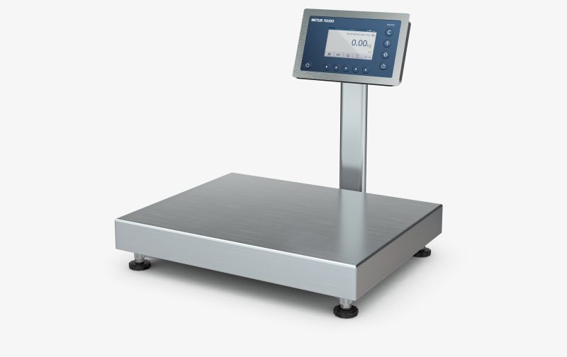 Image of the BBA436 bench scale with IND400 and open back column