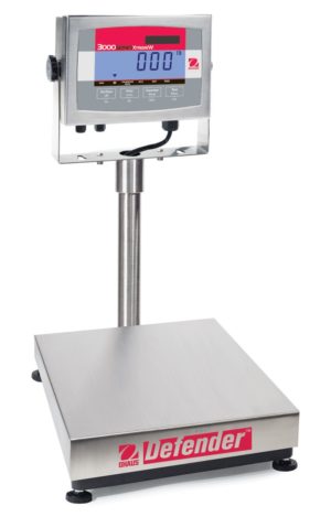 OHAUS Defender 3000 Stainless Steel Bench Scale