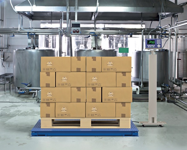 Weighing in the food plant with the PFA584
